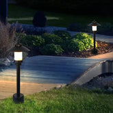 Lampadaire De Jardin Solaire Sur Pied Moderne Extérieur - Clowas.fr